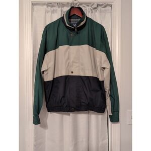 Vtg. Members Only Colorblock Windbreaker Jacket Medium Eclectic Grandpa Y2K